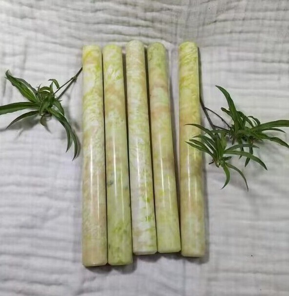 1pc Jadeite Boulder stone Rough Raw Cut rolling pin Jade Specimen - random