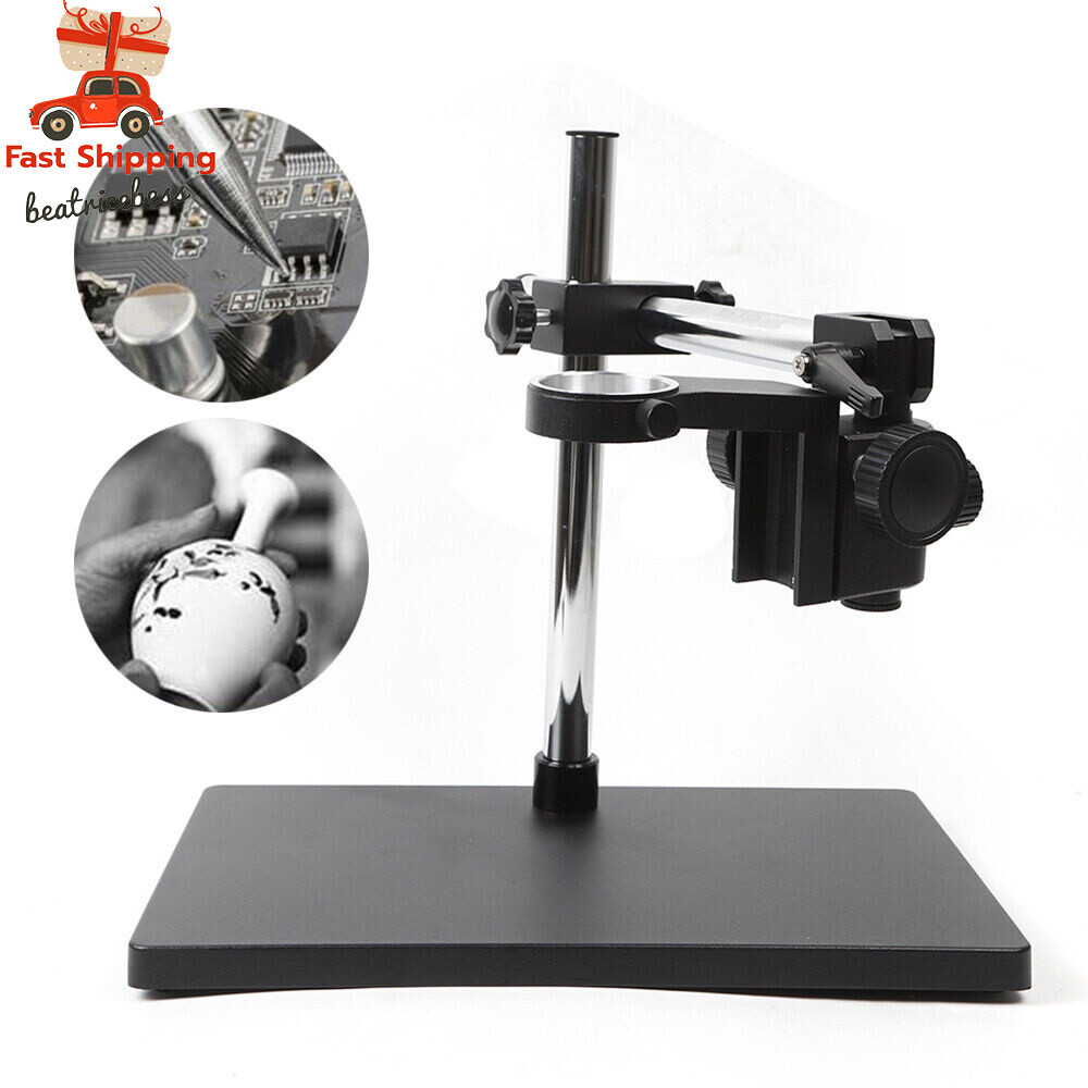 Microscope Camera Boom Stereo Arm Table Stand Adjustable Holder 10-265mm