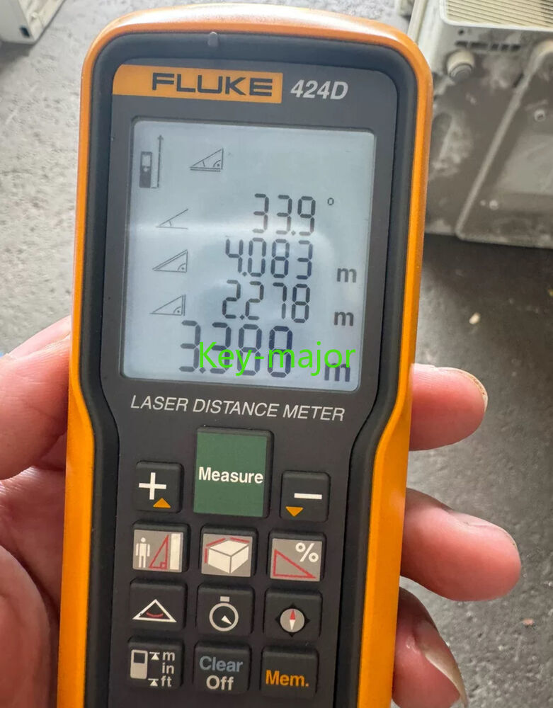 Fluke 424D Laser Distance Meter - Tested & Working -