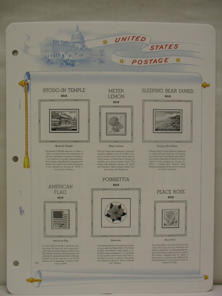 White Ace Stamp Supplement 2018 Regular Issue "USR-47"