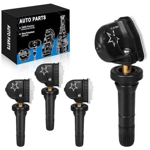 Tire Pressure Sensor 315MHz TPMS Sensor Snap-in 4Pcs Replacement for:-Chevy |