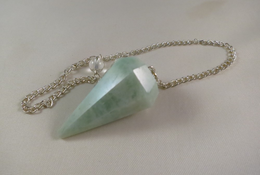 AMAZONITE CRYSTAL PENDULUM
