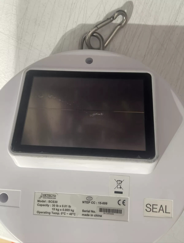 Cardinal Scale SCS30A Dectecto Solar Hanging Scale 30 Pound Maximum Capacity