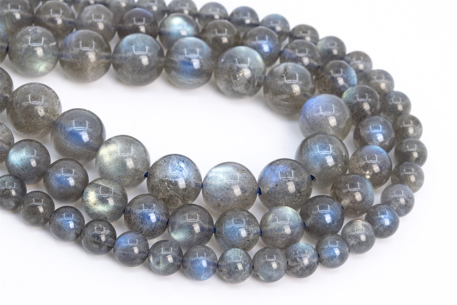 Natural Translucent Gray Labradorite Beads AAA Round Loose Beads 6/8/10/12/14MM