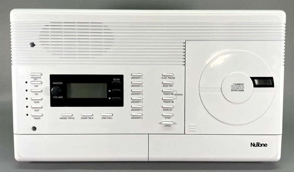 (Faceplate Only) Replacement for NuTone IMA-4406 CD Intercom Bright White