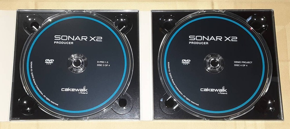 CAKEWALK SONAR X2 PRODUCER Recording Mixing Mastering Sofware DVD