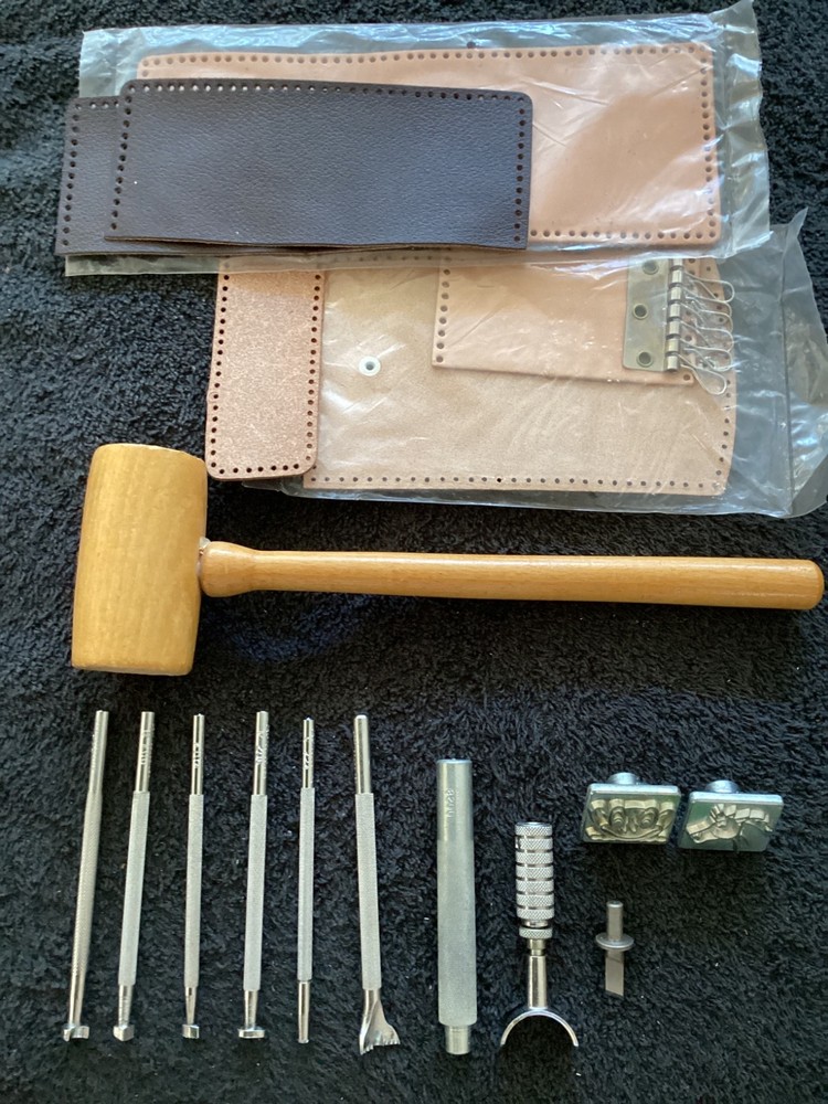 SEVERAL CRAFTOOL CO. LEATHER WORKING TOOLS & STAMPS