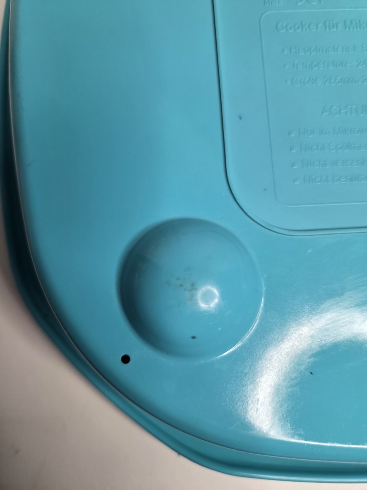 Range Mate Microwave Grill Pan Teal & White With Lid