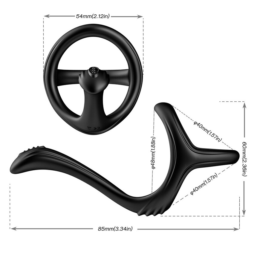 Silicone Ball-Scrotum-Stretcher-Ring-Penis-Stretcher Enhancer Delay-Ejaculation