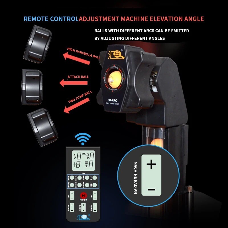 Huipang Robot for Table Tennis Serving Robot Machine Full-automatic Programmable