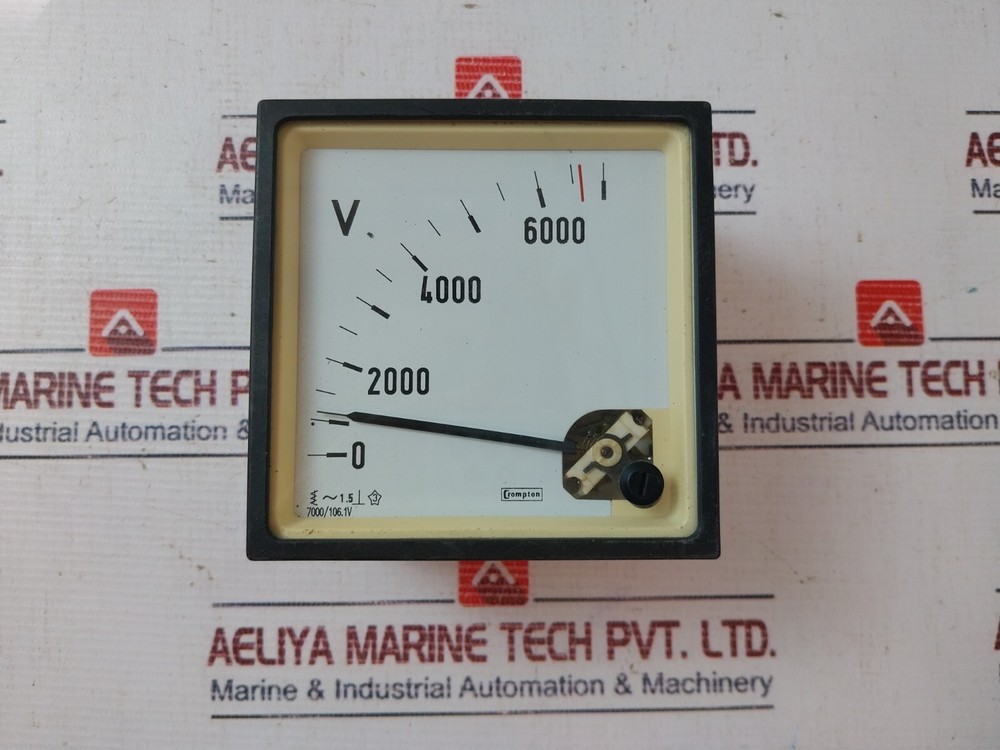 Crompton Instruments Volt Meter 0-7000V 60Hz