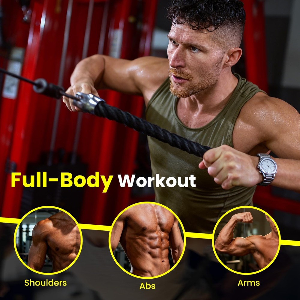 Pulley System for Home Gym, Wall Mount LAT Pull Down Machine Attachment with ...