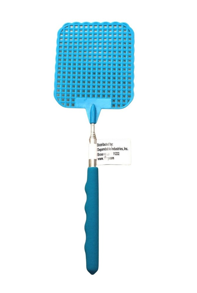 1 Extendable Fly Swatter Telescopic Long Reach Bug MOSQUITO Killer