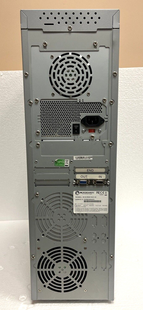 Microboards Technology DVD/CD Duplicator - Model: DVD PRM NET-20 TESTED!
