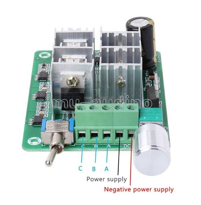 DC 5-36V BLDC 15A 3-Phase Brushless Sensorless Fan Drive Motor Speed Controller