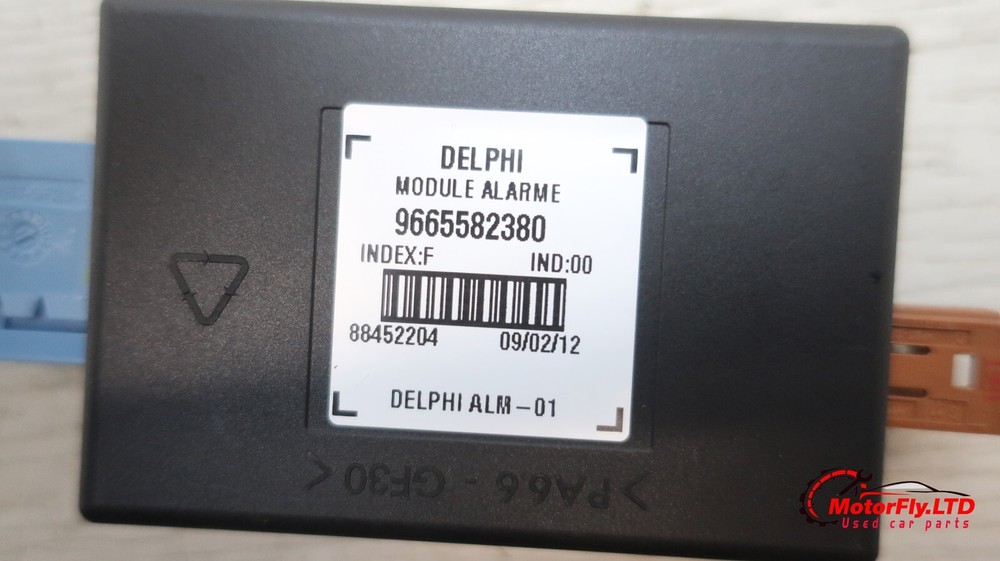 2012 CITROEN DS5 ALARM CONTROL MODULE 9665582380