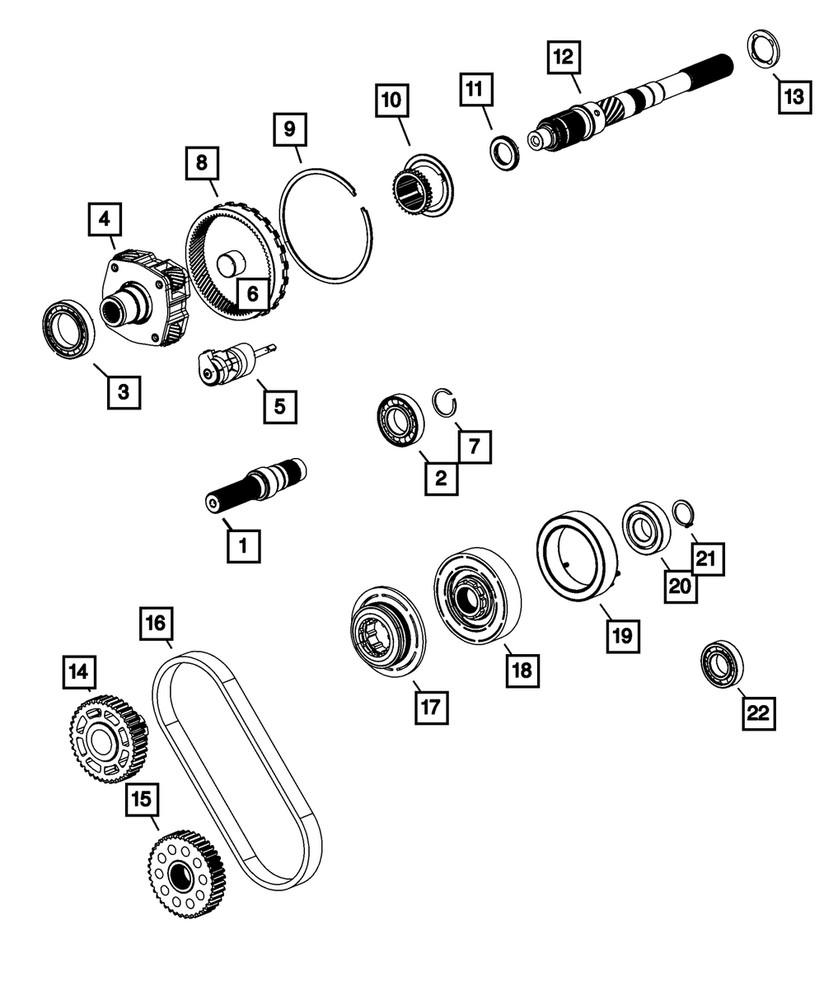 Genuine Mopar Thrust Washer 68145981AA
