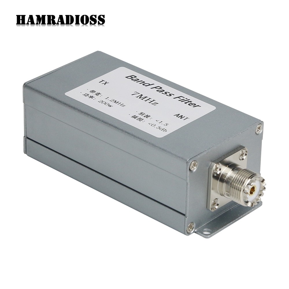 7MHz BPF Bandpass Filter Anti-Interference Improved Receiving Sensitivity 200W