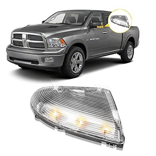 Front Driver Left Side Mirror Turn Signal Light Clear (Front Left Driver Side)