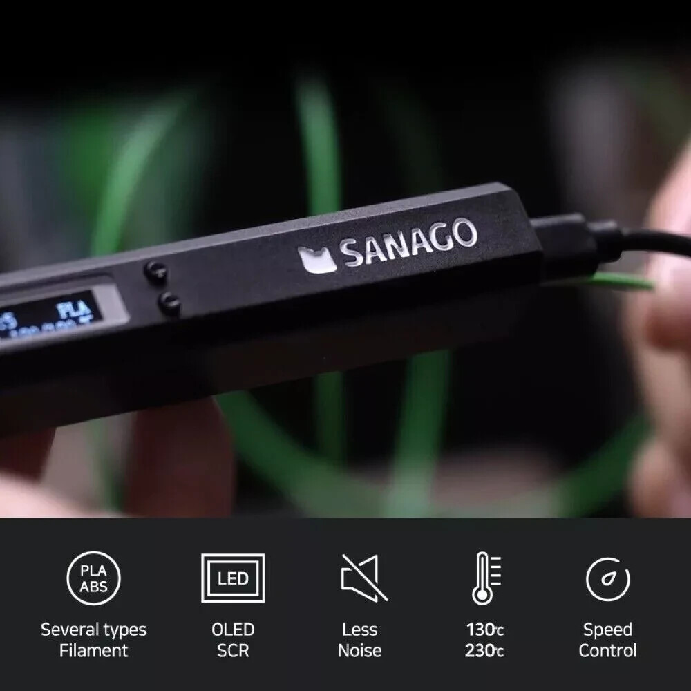 SANAGO Premium 3D Pen Set/New/3-Type Replaceable Module/Korean Artists