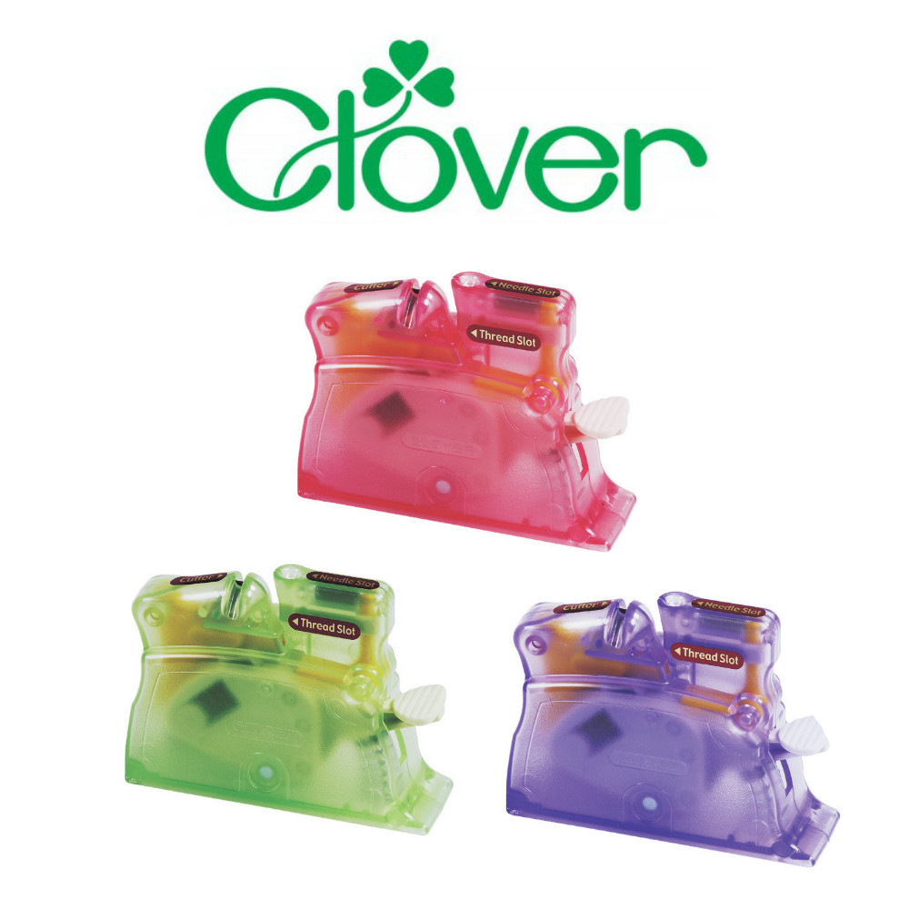 Clover Desk Needle Threader - Full Range of Colours Available!