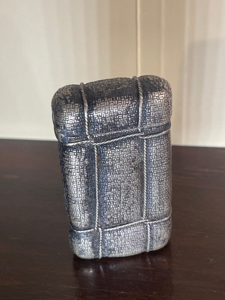 sterling cigarette lighter case R. Wallace and Sons