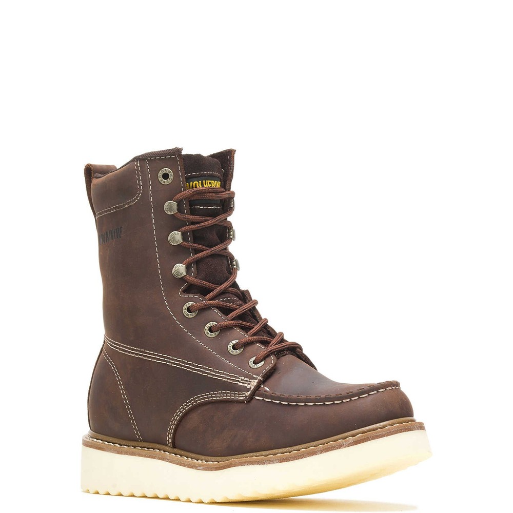 *WOLVERINE* Men's Loader 8" SOFT-TOE Wedge Boot- W10743