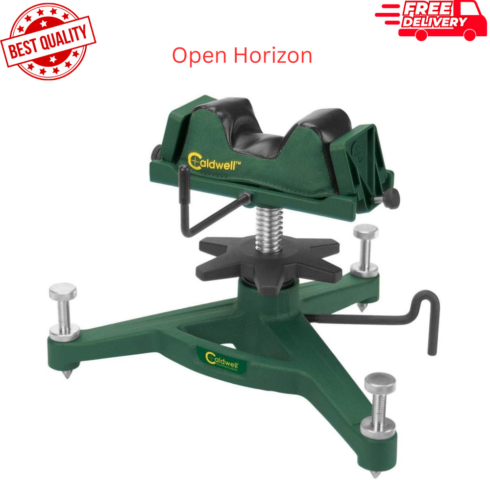 "The Rock Front Shooting Rest w/ Adjustable Elevation & Recoil Reduction"