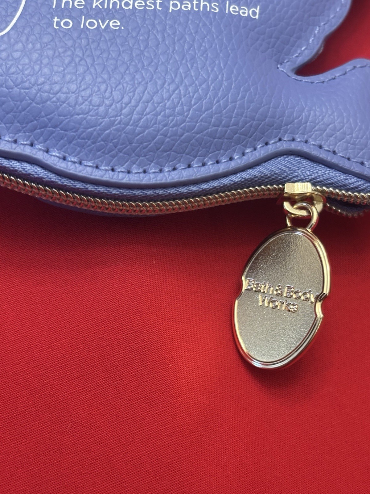 Bath And Body Works Snow White Coin Purse - Blue - New With Tags. Free Shipping