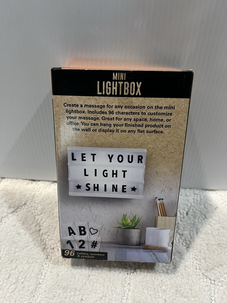 Mini Disco usb light and mini light box