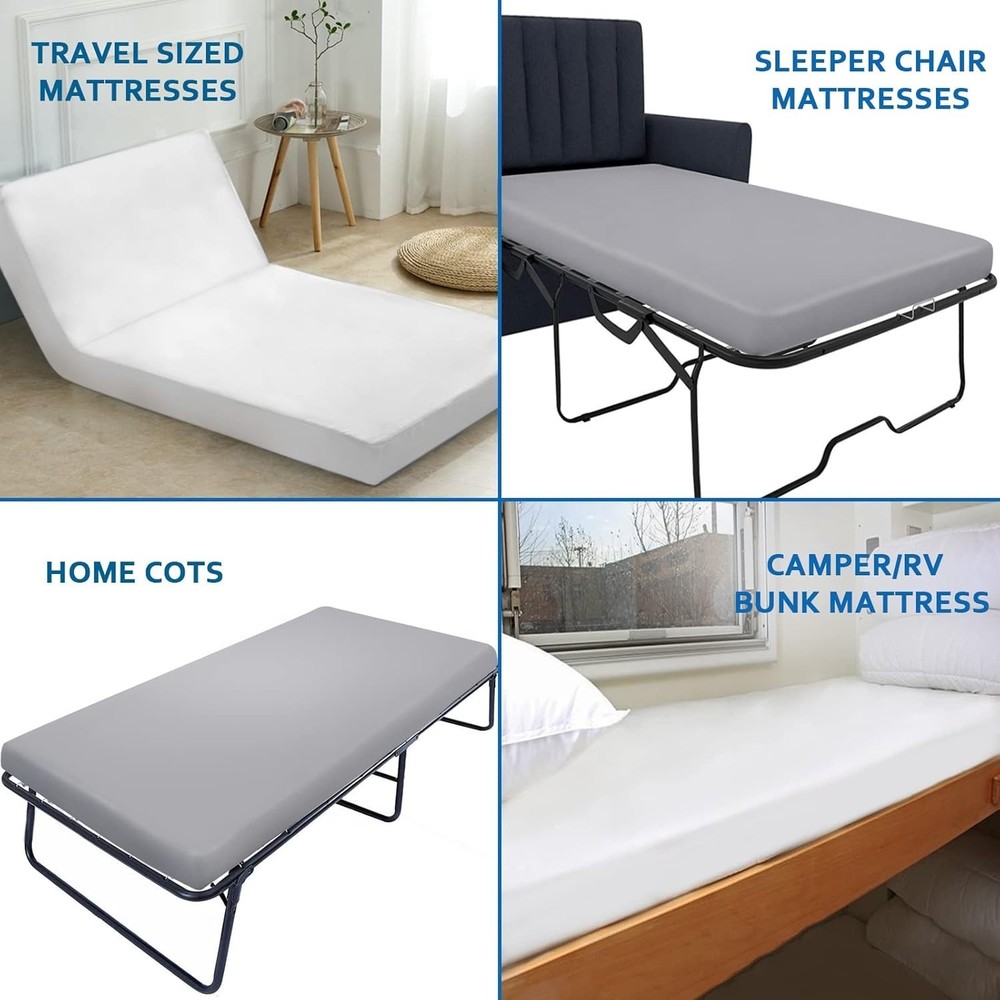 Bunk Bed Cot Sheet 31" x 75" - Stretchable Microfiber & Deep Pocket Design
