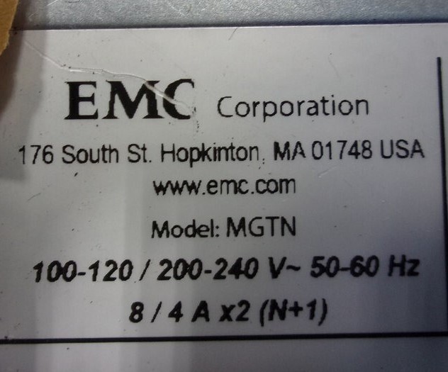 EMC MGTN VMAX Megatron Storage Processor Enclosure 24-Bay SEE NOTES