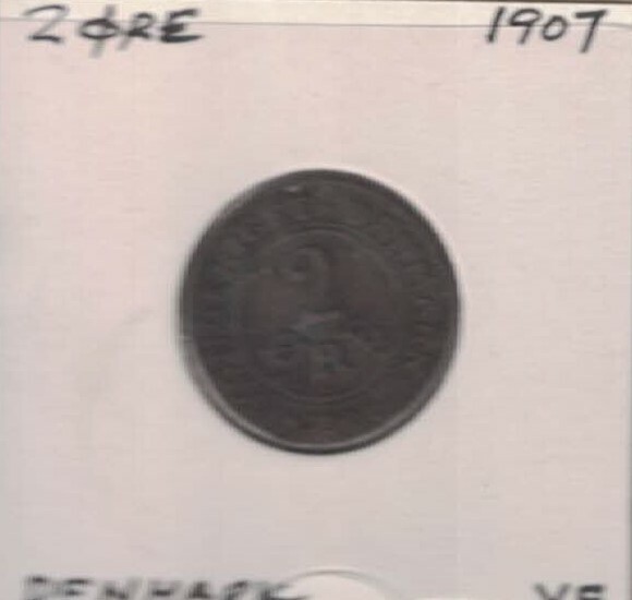 Denmark 2 ore 1907