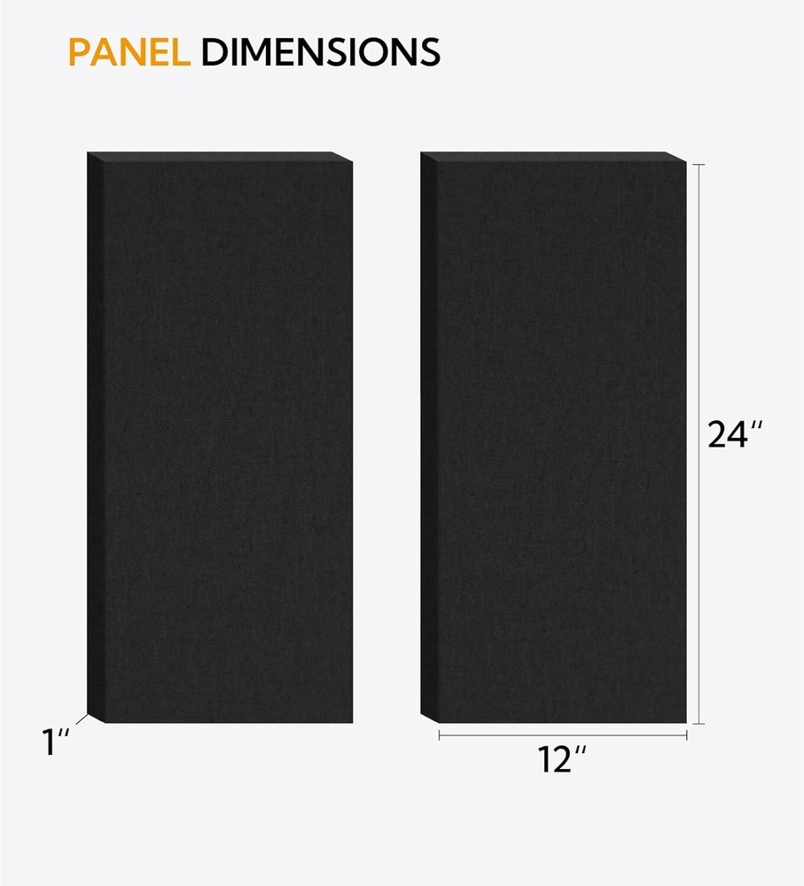 Olanglab Fabric Acoustic Panels, 2 Pack