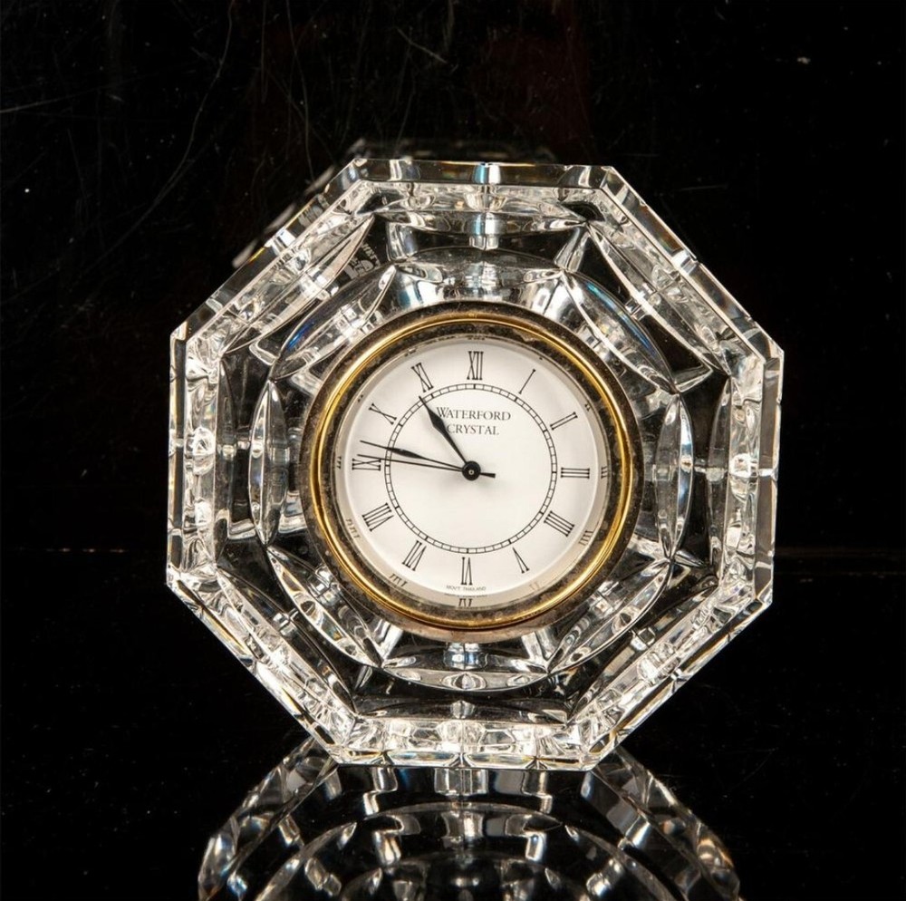 Waterford Crystal Desk Clock Quartz Movement C3