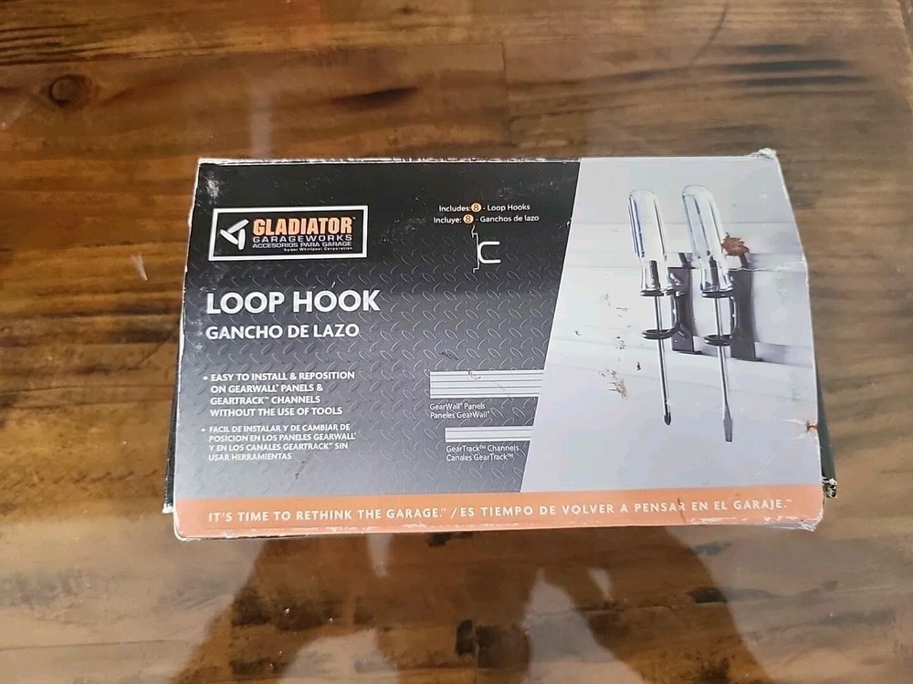 Gladiator GarageWorks Loop Hooks 8 Pack -BRAND NEW!