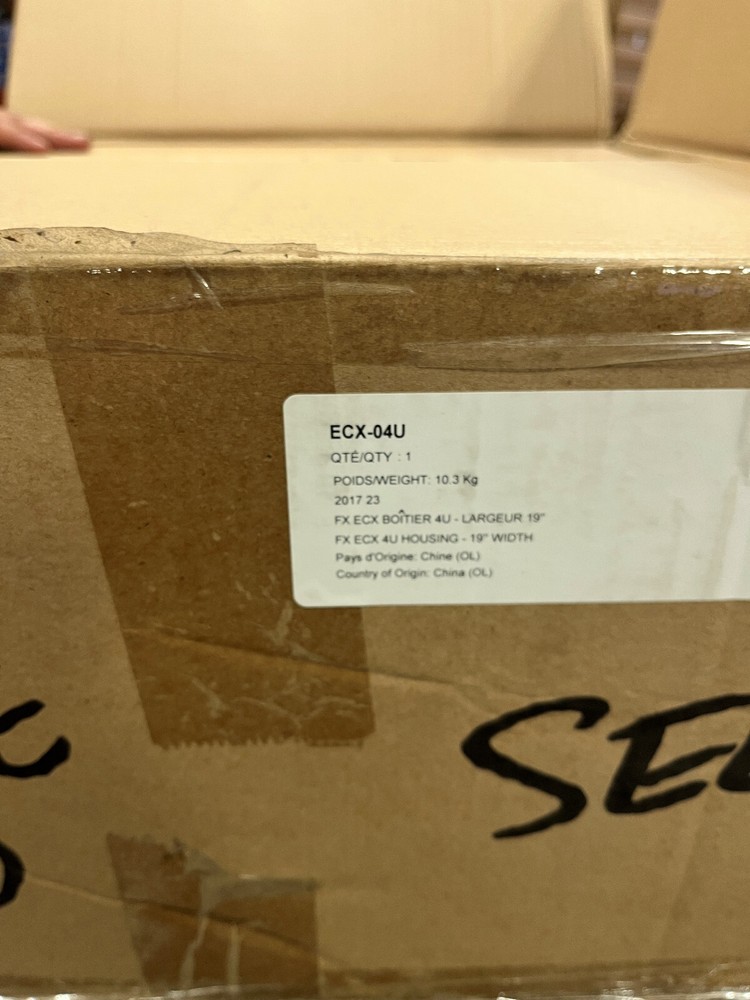 Belden ECX-04U FX ECX 4U Patch Panel Housing 19" Width (NEW OPEN BOX)