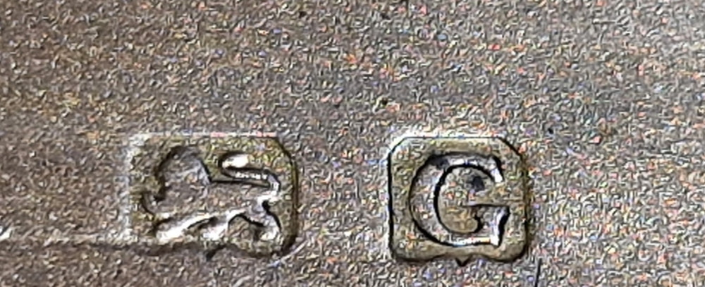 STUNNING BLUE ENAMEL SOLID SILVER CIGARETTE CASE ref 1443