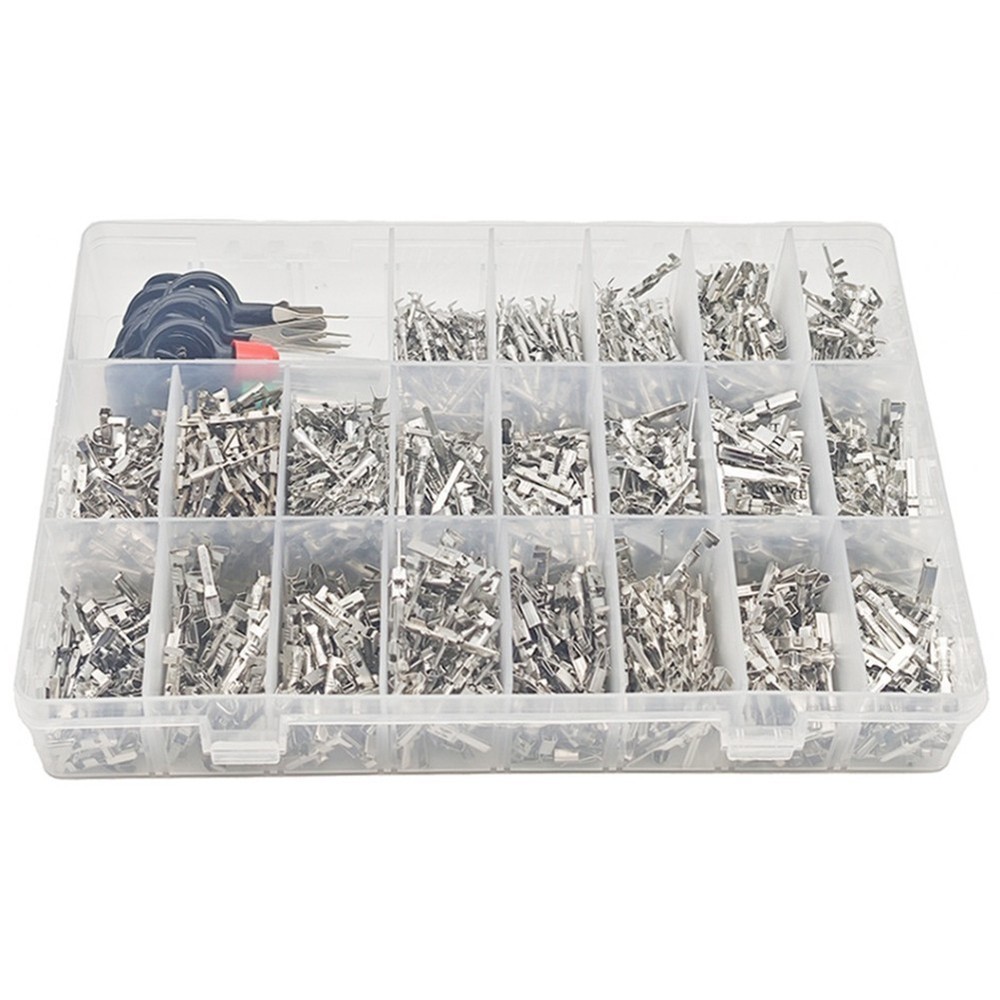 Portable 1168PCS Electrical Connectors Kit with Essential Pin Puller Tool