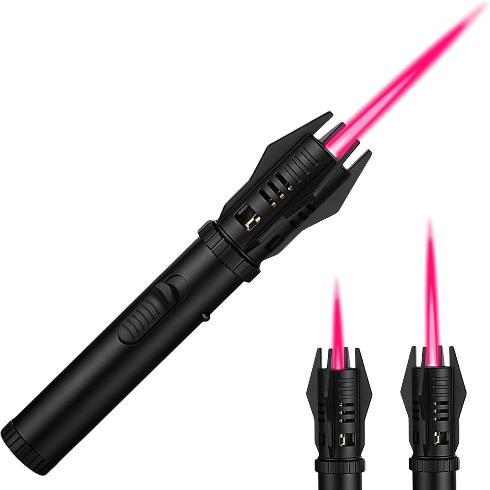 Jet Flame Lighter Refillable Storm Lighter Windproof Long Stick Lighter