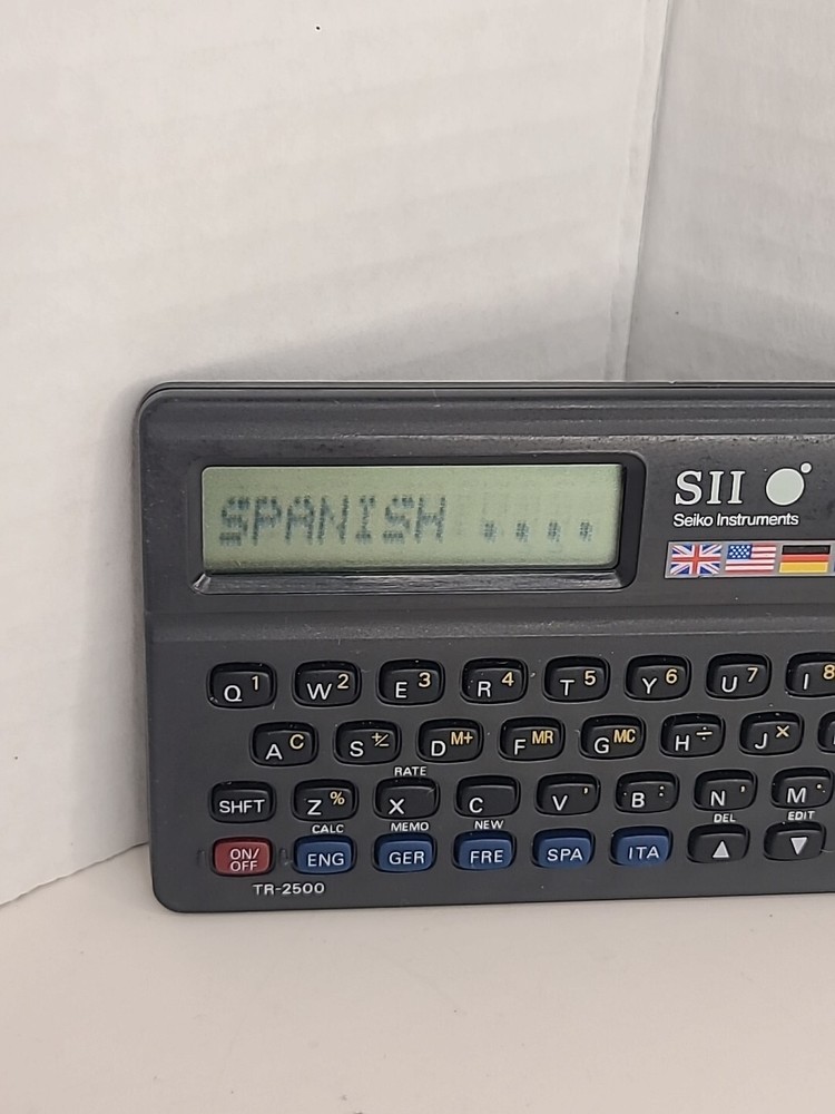 Seiko Instruments TR-2500 European Translator