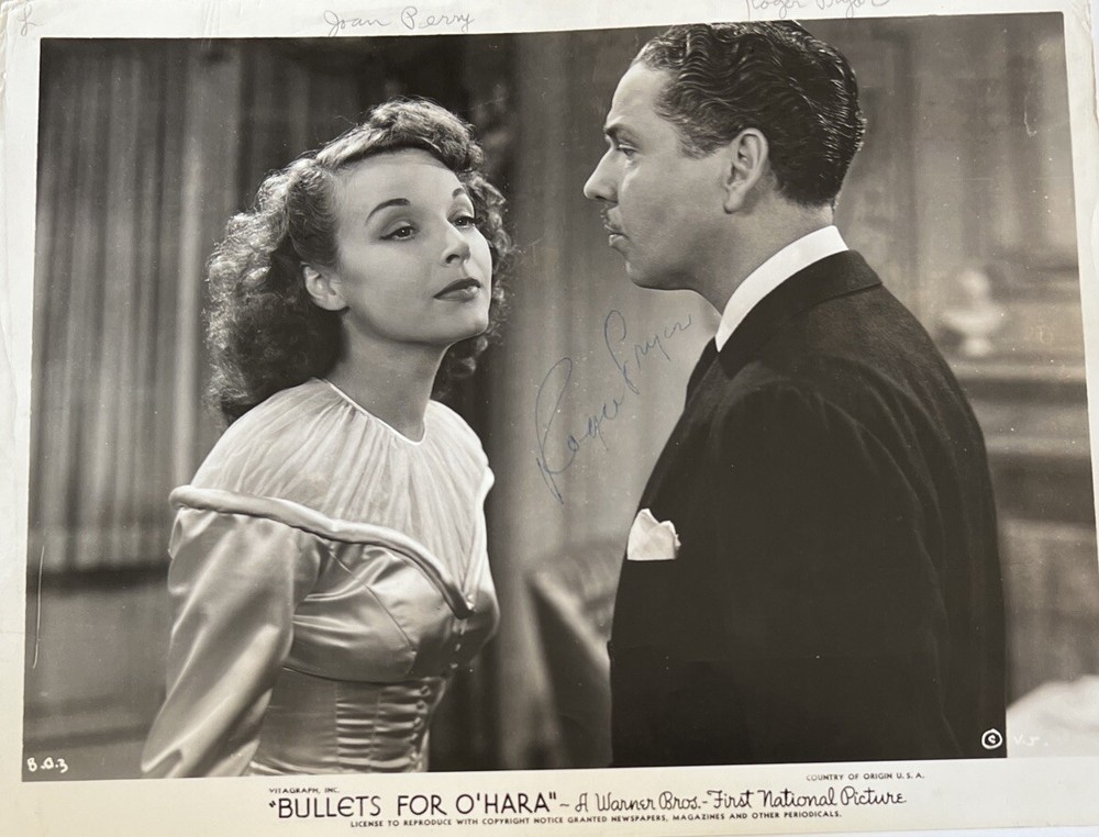 Roger Pryor Vintage Signed Autograph JSA COA