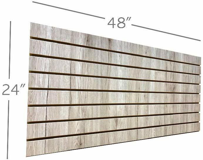 Barnwood Slatwall Panels 24"H x 48"L (Set of 2 Panels)
