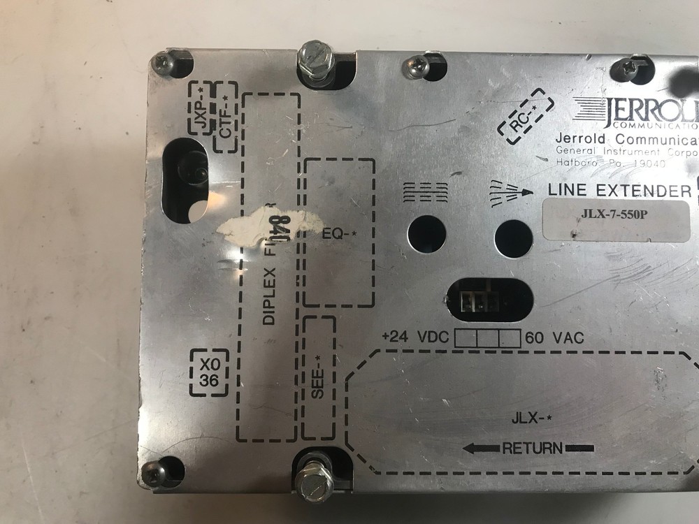 Jerrold JLX-7-550P Line Extender Amplifier