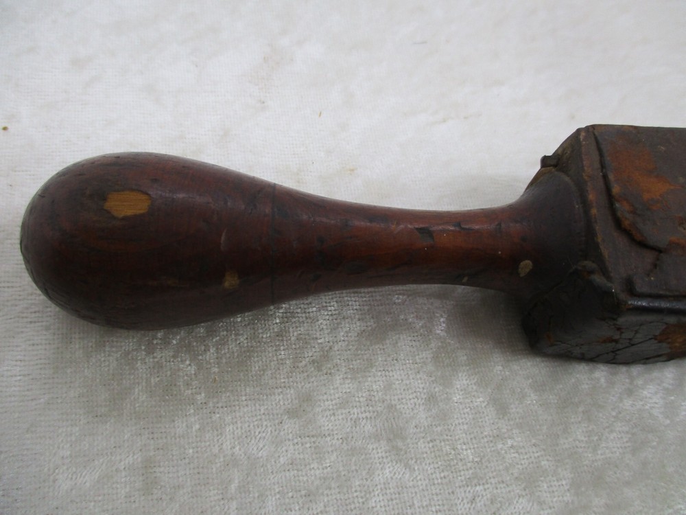 Antique Barber's Straight Razor Leather Strap Strop Sharpener