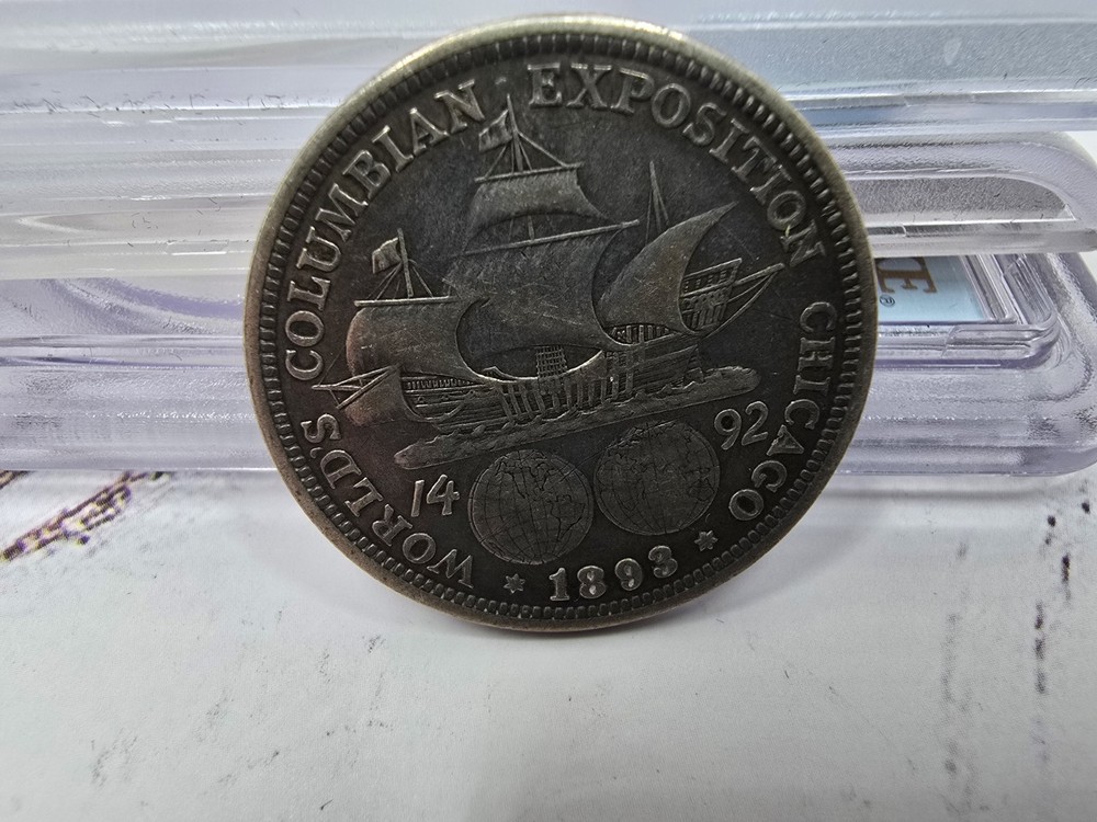 1893 Columbian Exposition Silver Half Dollar