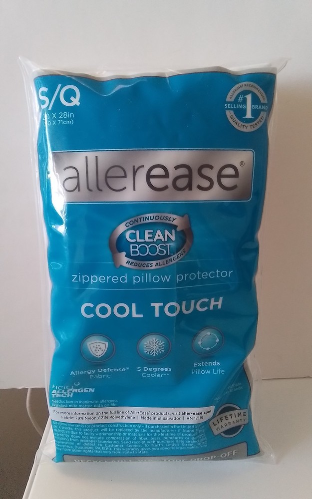 Allerease Queen Perfect Protection Cool Touch Pillow Protector