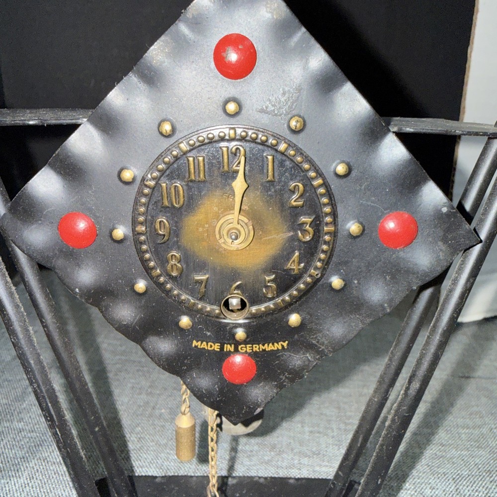 Amazing Art Deco Style German Wind Up Clock