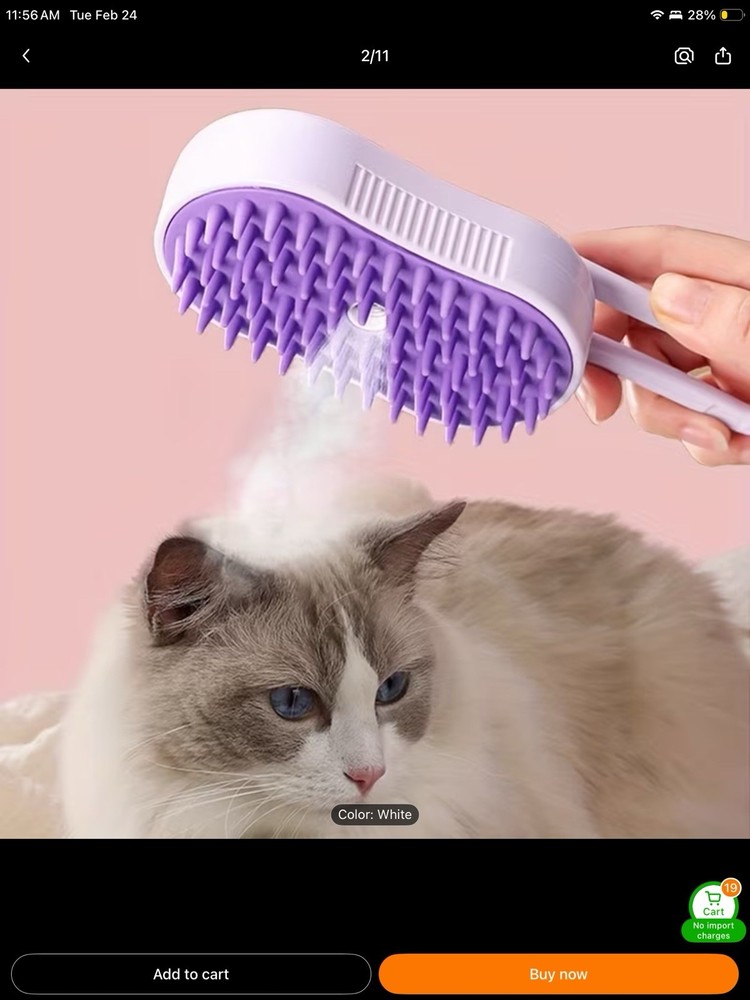 Pet Self-Cleaning Brush