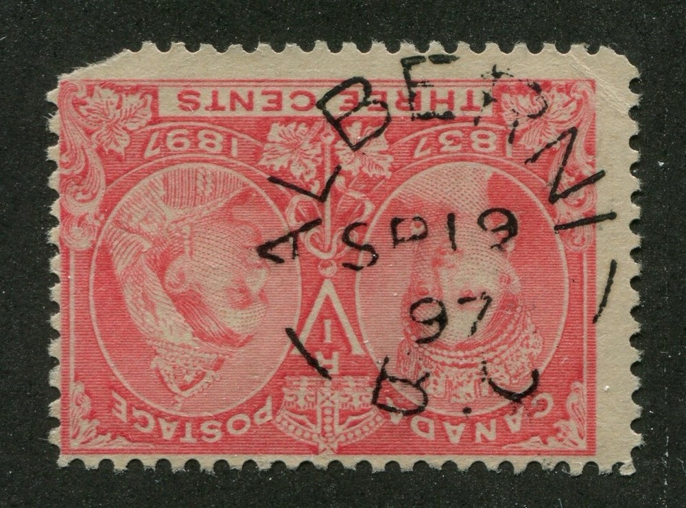 B.C. SPLIT RING TOWN CANCEL "ALBERNI"